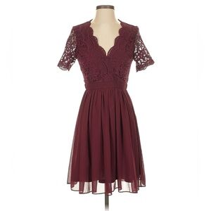 LULUS  Angels in Disguise Skater Dress